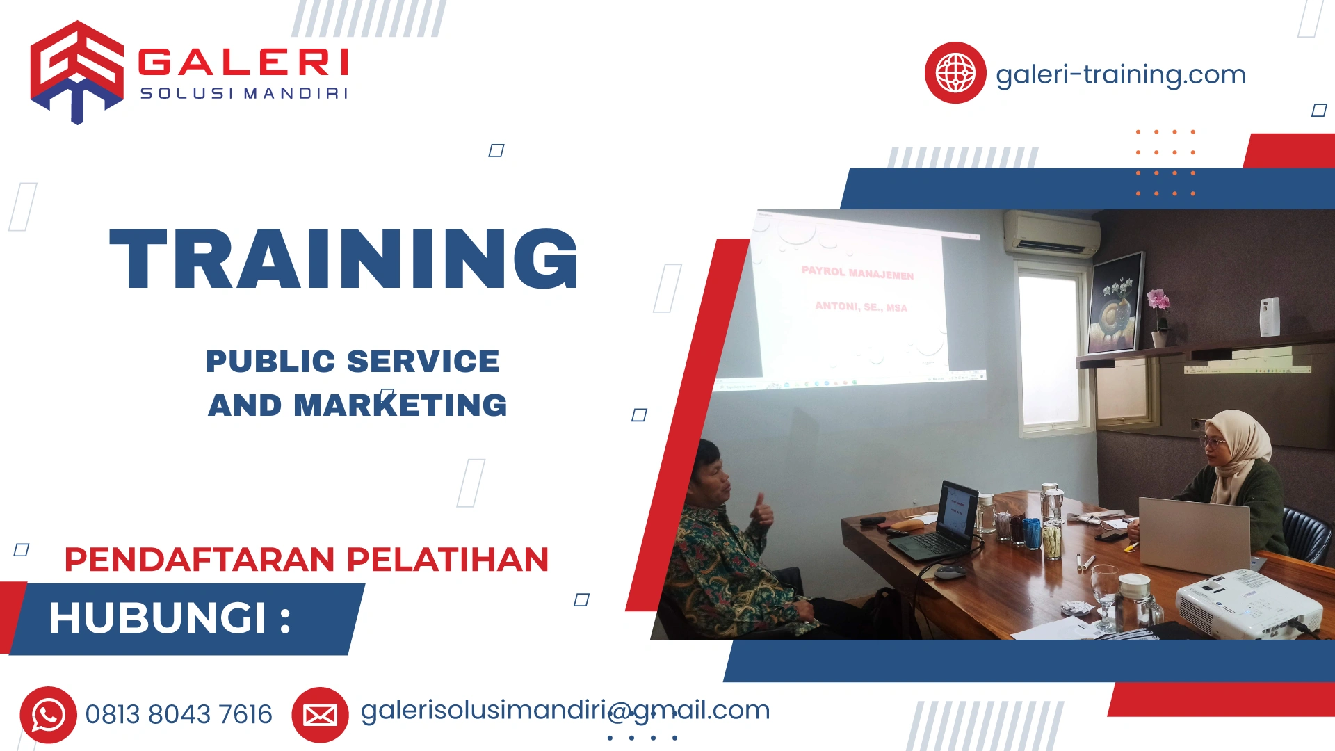 TRAINING PUBLIC SERVICE AND MARKETING