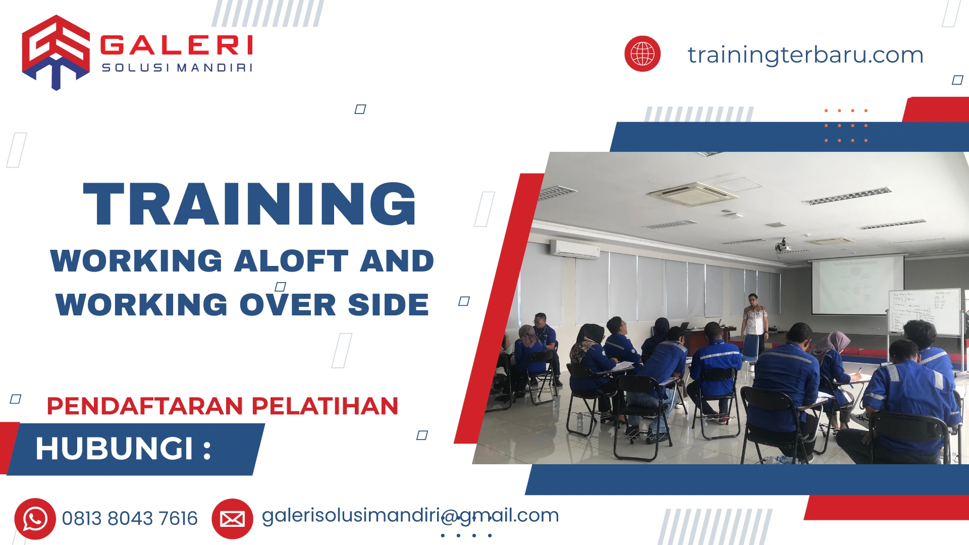 TRAINING WORKING ALOFT AND WORKING OVER SIDE