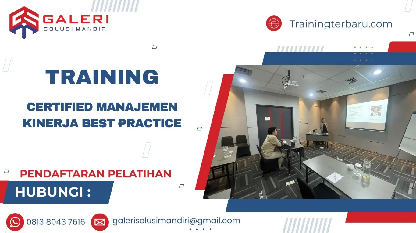 TRAINING CERTIFIED MANAJEMEN KINERJA BEST PRACTICE 