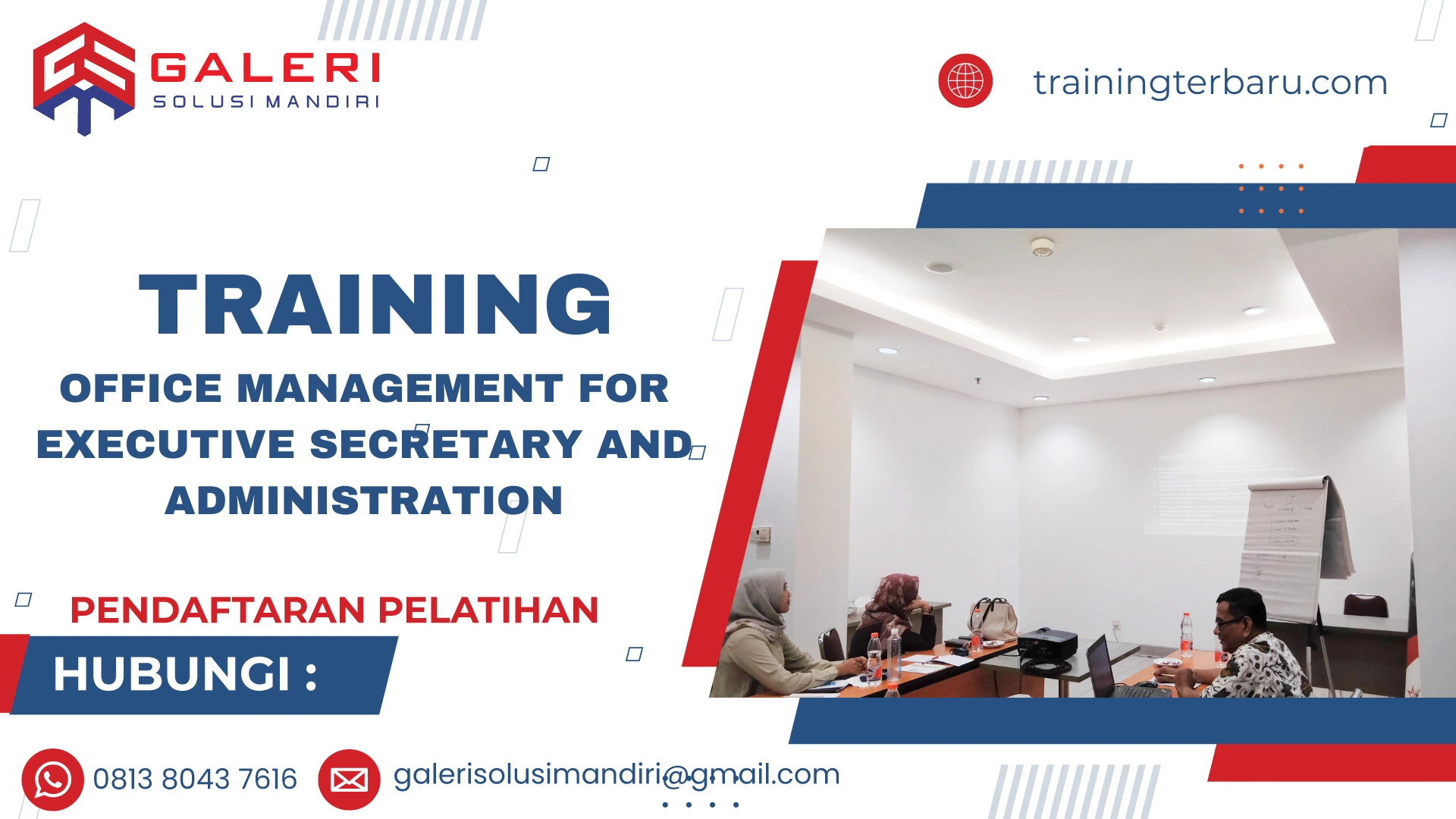 TRAINING OFFICE MANAGEMENT FOR EXECUTIVE SECRETARY AND ADMINISTRATION