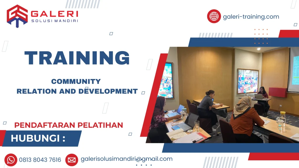 TRAINING COMMUNITY RELATION AND DEVELOPMENT