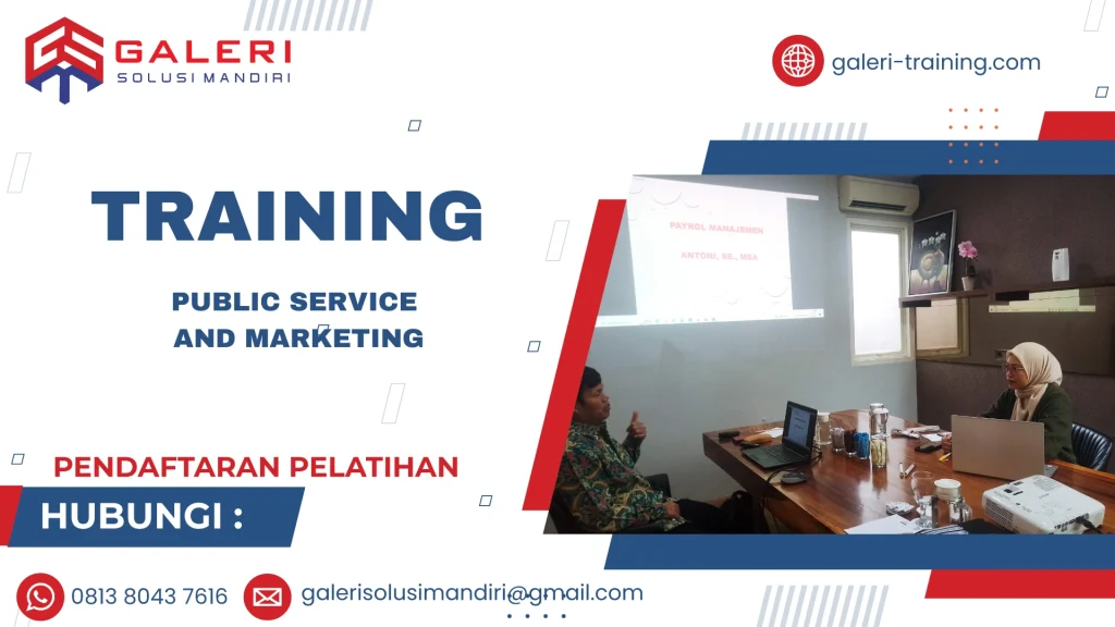 TRAINING PUBLIC SERVICE AND MARKETING