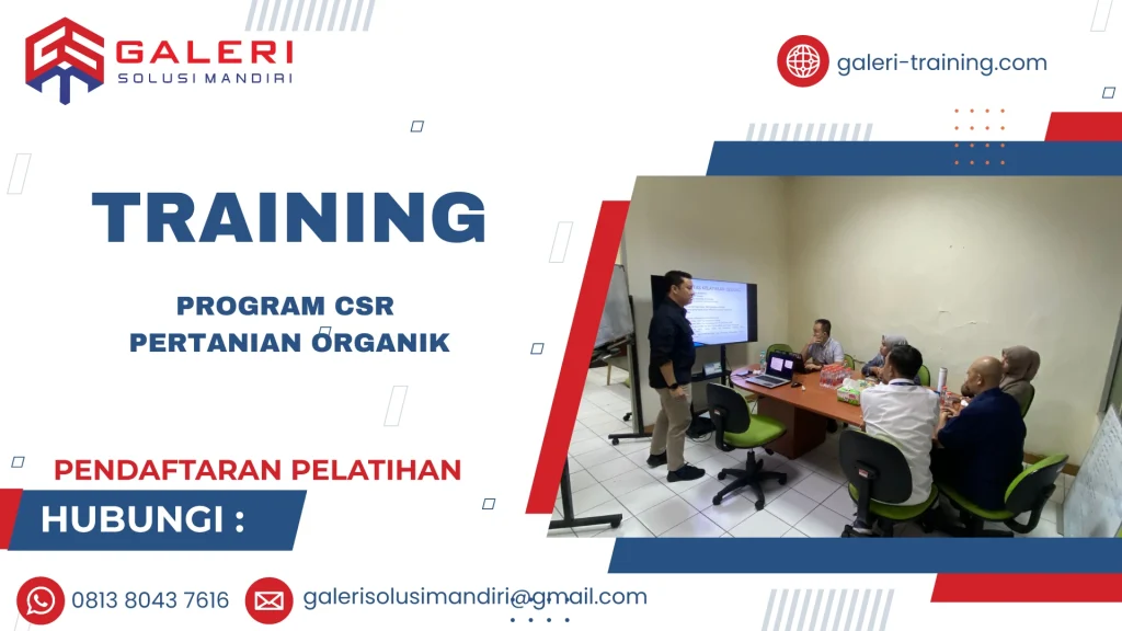 TRAINING PROGRAM CSR PERTANIAN ORGANIK