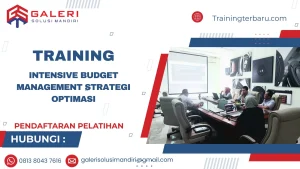 TRAINING INTENSIVE BUDGET MANAGEMENT STRATEGI OPTIMASI