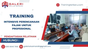 TRAINING INTENSIVE PERENCANAAN PAJAK UNTUK PROFESIONAL
